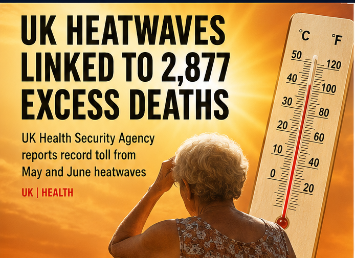 UK Heatwaves Linked to 2,877 Deaths as Health Officials Warn of Record Summer Toll — UK · uk