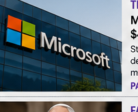 Microsoft Adds Nearly $450 Billion in Record One-Day Market Gain — Global · technology