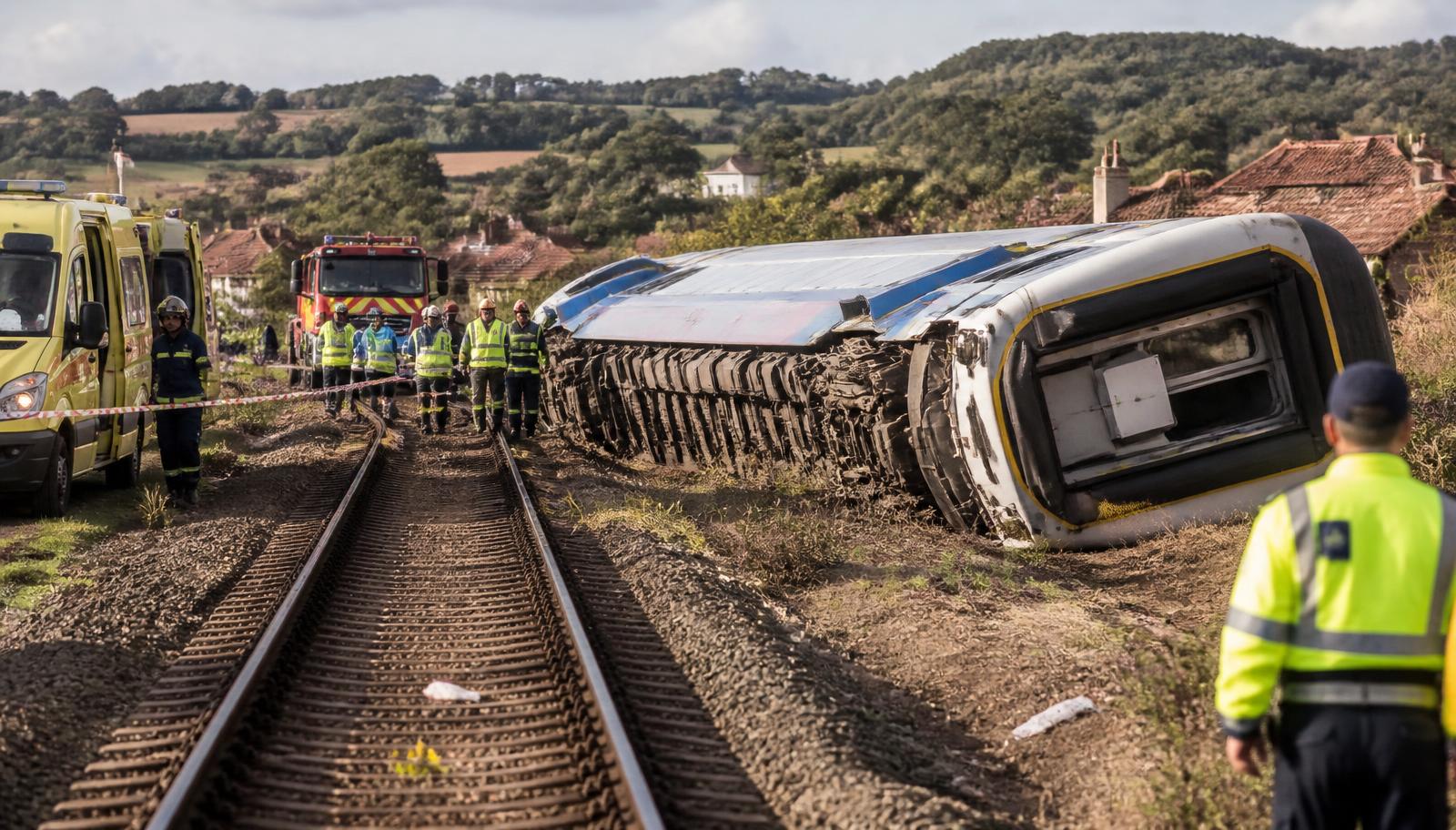 Passenger Train Derails Near Lewes in Southern England as Emergency Crews Respond — United Kingdom · uk