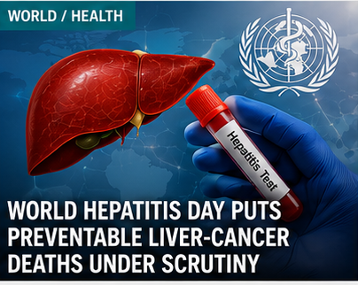 World Hepatitis Day Highlights Preventable Liver-Cancer Deaths and Gaps in Care — World / Health · health