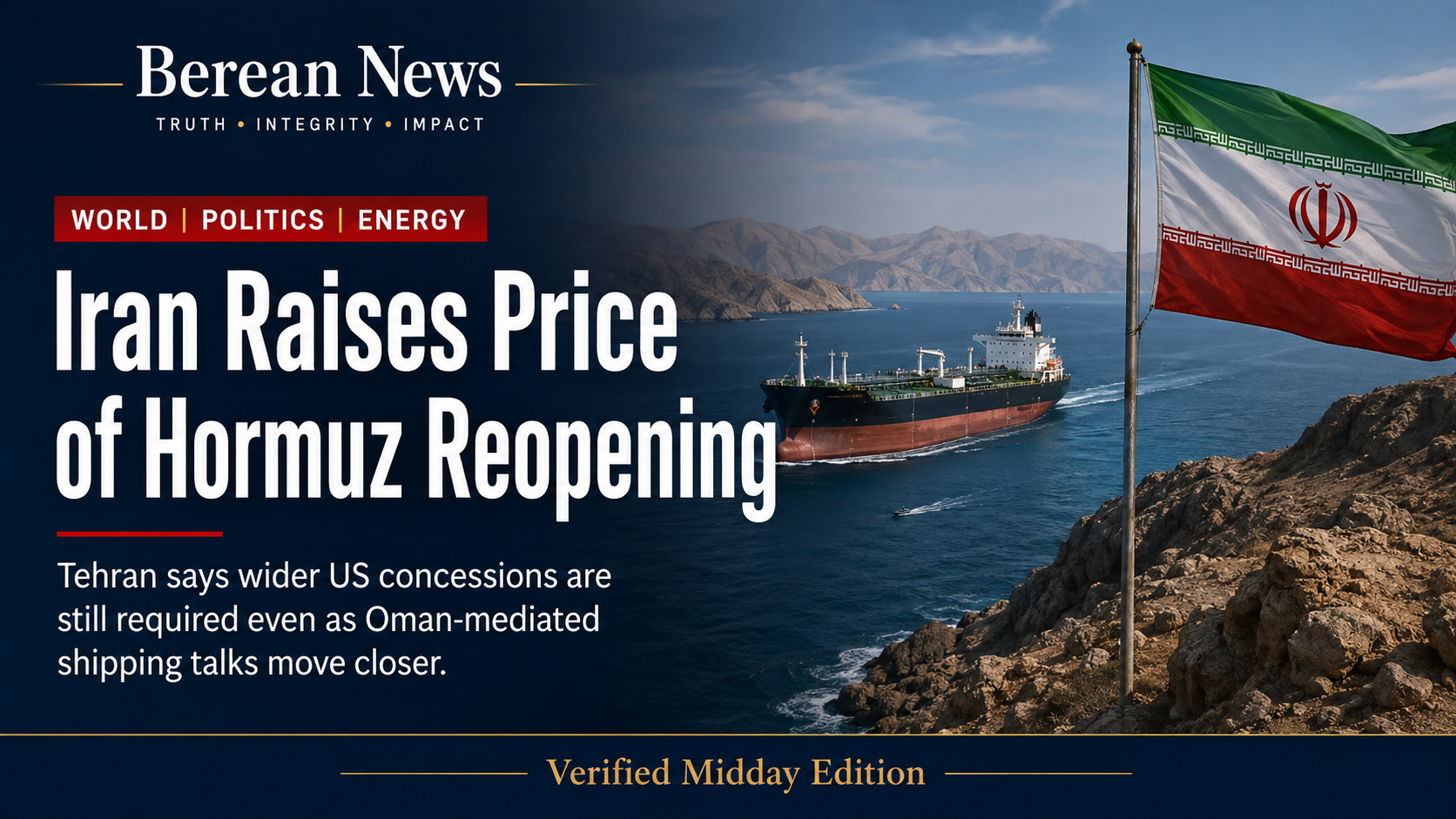 Iran Raises Price of Hormuz Reopening as Oman-Mediated Deal Moves Closer — Middle East · world